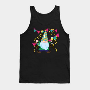 New Year s Gnome Tank Top